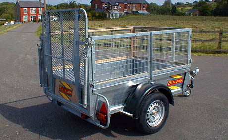 Bateson 0642 6' x 4' General Purpose Braked Single Axle Trailer