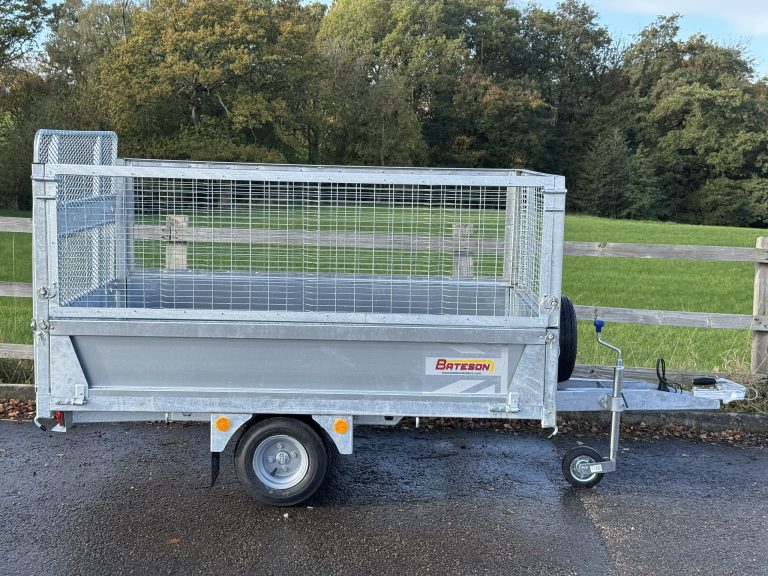 7' x 4' Bateson 520 Single Axle Unbraked Platform Trailer