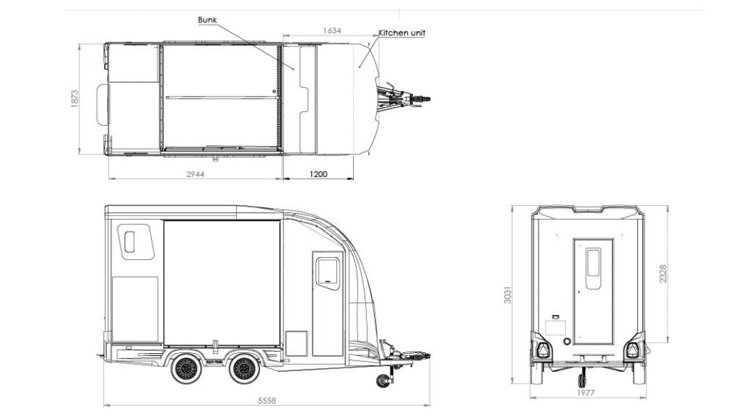 Equi-Trek Night-Treka Horse Trailer