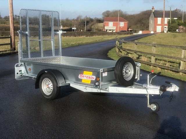 Bateson 0842 8' x 4' General Purpose Braked single axle trailer
