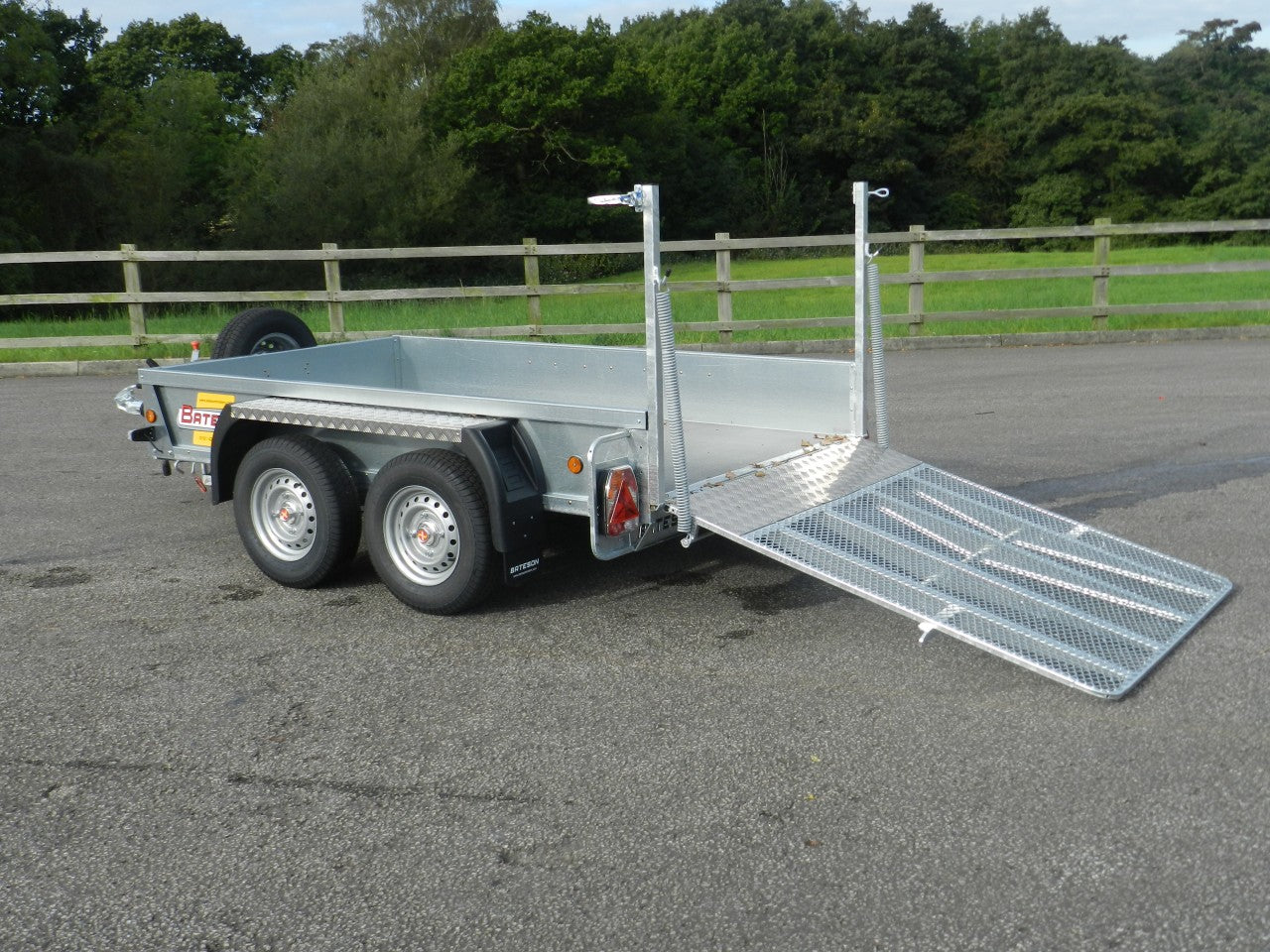 Bateson 0854 8' x 5' General Purpose Braked Twin Axle Trailer