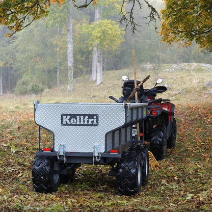 Kellfri ATV Tipping Trailer 1420kg with Electric Hydraulic Tipper