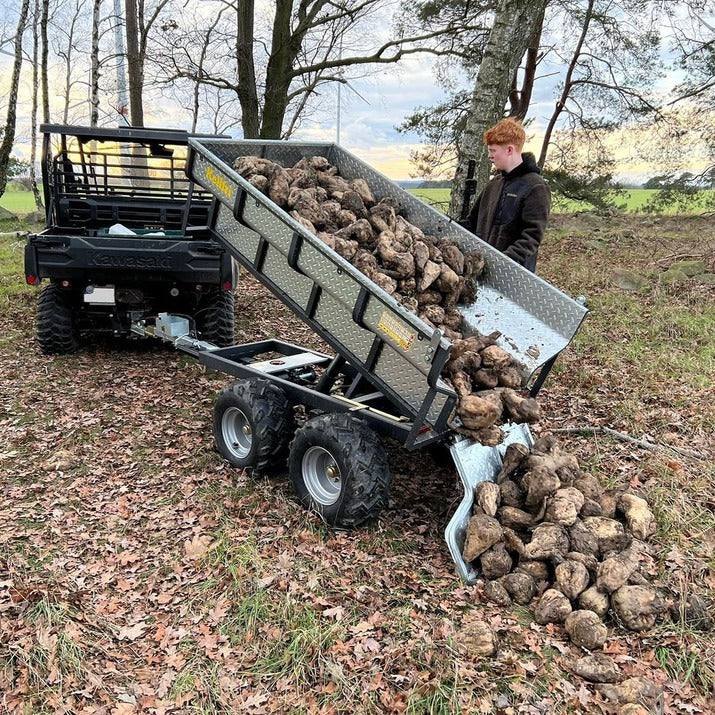 Kellfri ATV Tipping Trailer 1420kg with Electric Hydraulic Tipper