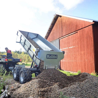 Kellfri ATV Tipping Trailer 1420kg with Electric Hydraulic Tipper