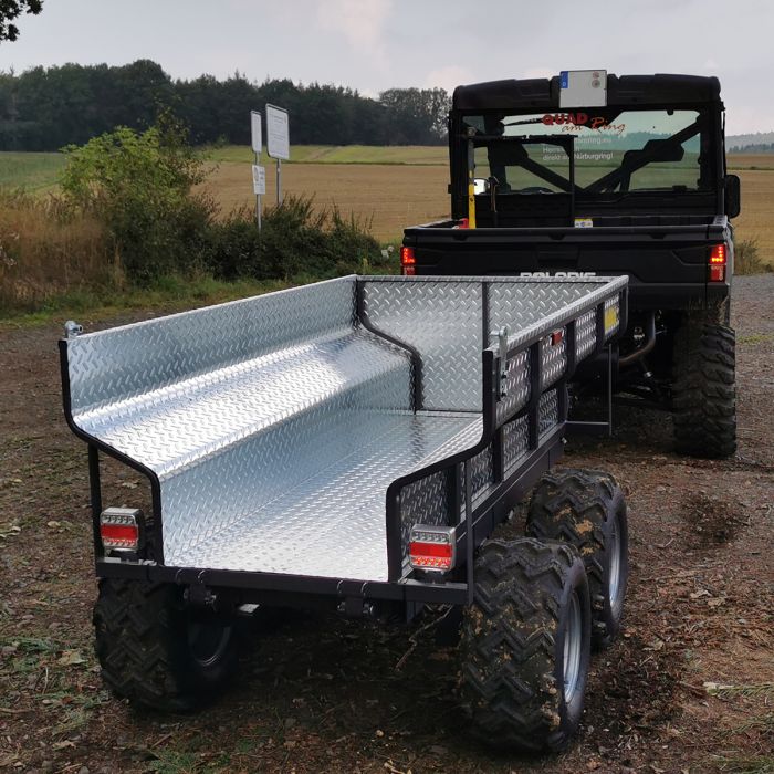 Kellfri ATV Tipping Trailer 1420kg with Electric Hydraulic Tipper