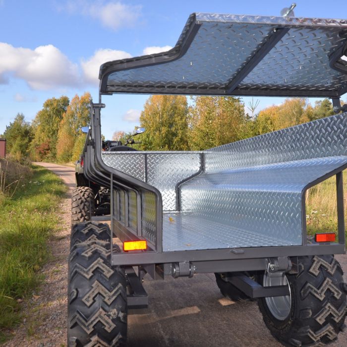 Kellfri ATV Tipping Trailer 1420kg with Electric Hydraulic Tipper