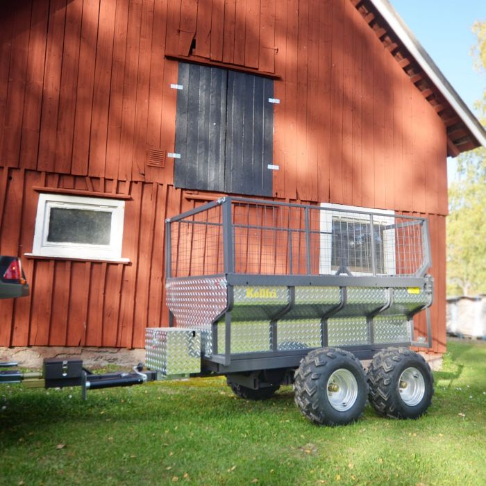 Kellfri ATV Tipping Trailer 1420kg with Electric Hydraulic Tipper