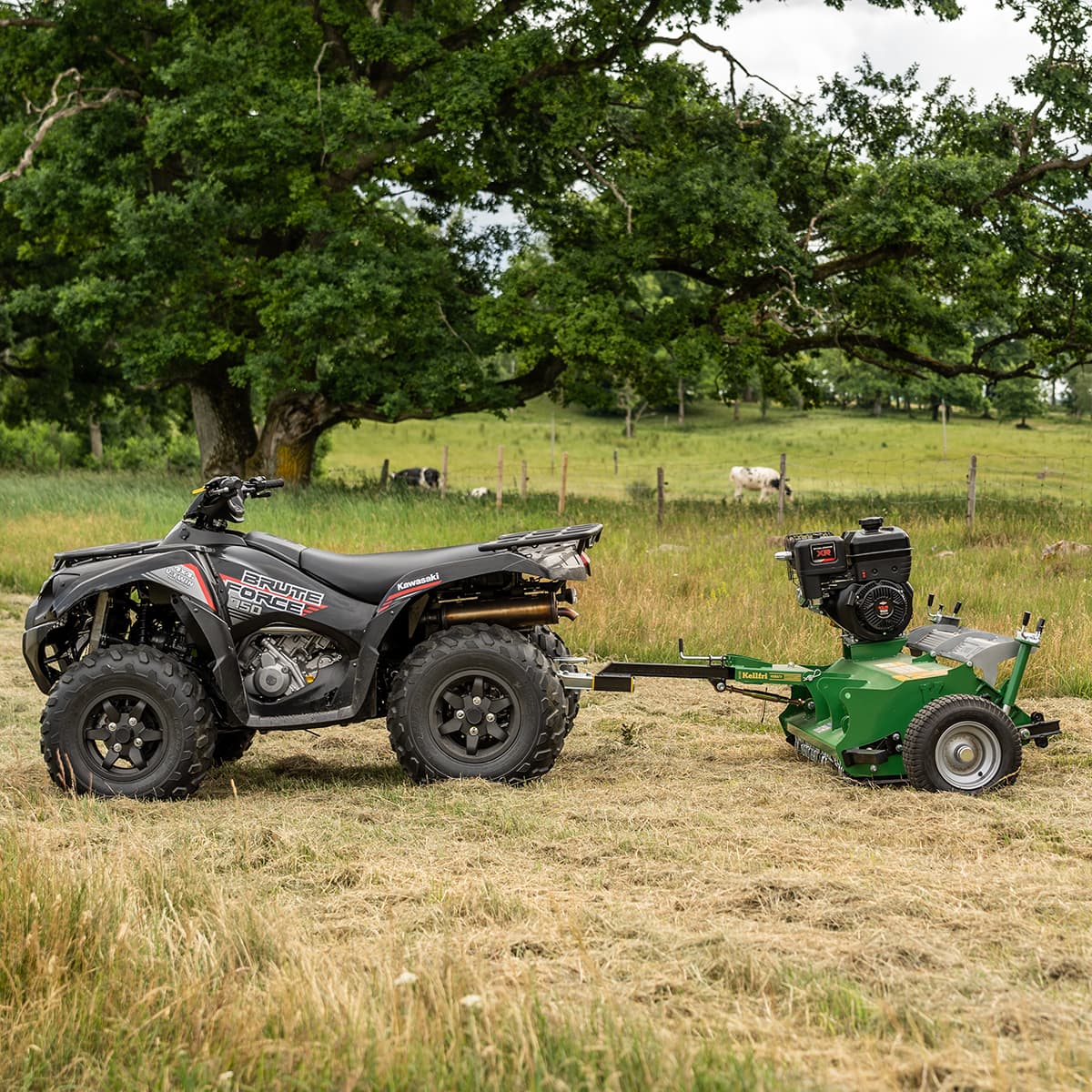 Kellfri ATV Flail Mower with Flap 1.2m 13.5hp Briggs and Stratton