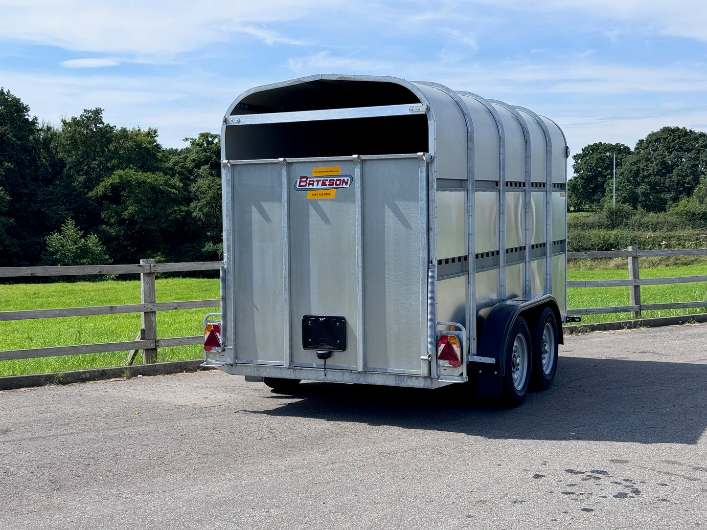 Bateson 48HB 12'x5'8" Livestock Trailer (accommodates horses)