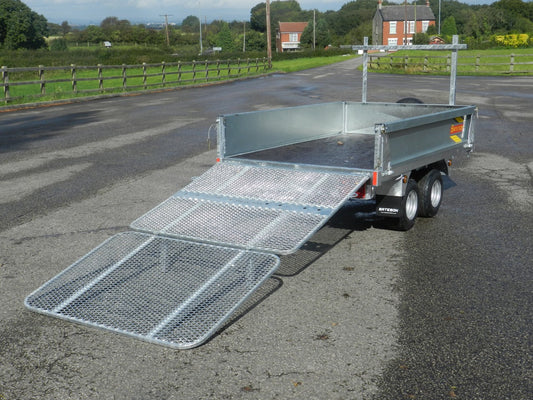 720 Double folding ramp - Add-on to trailer