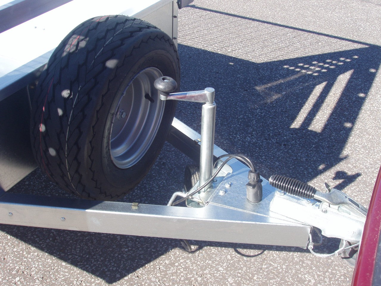 B84 Spare Wheel and Carrier (145mm x 10mm) - Add-on to trailer