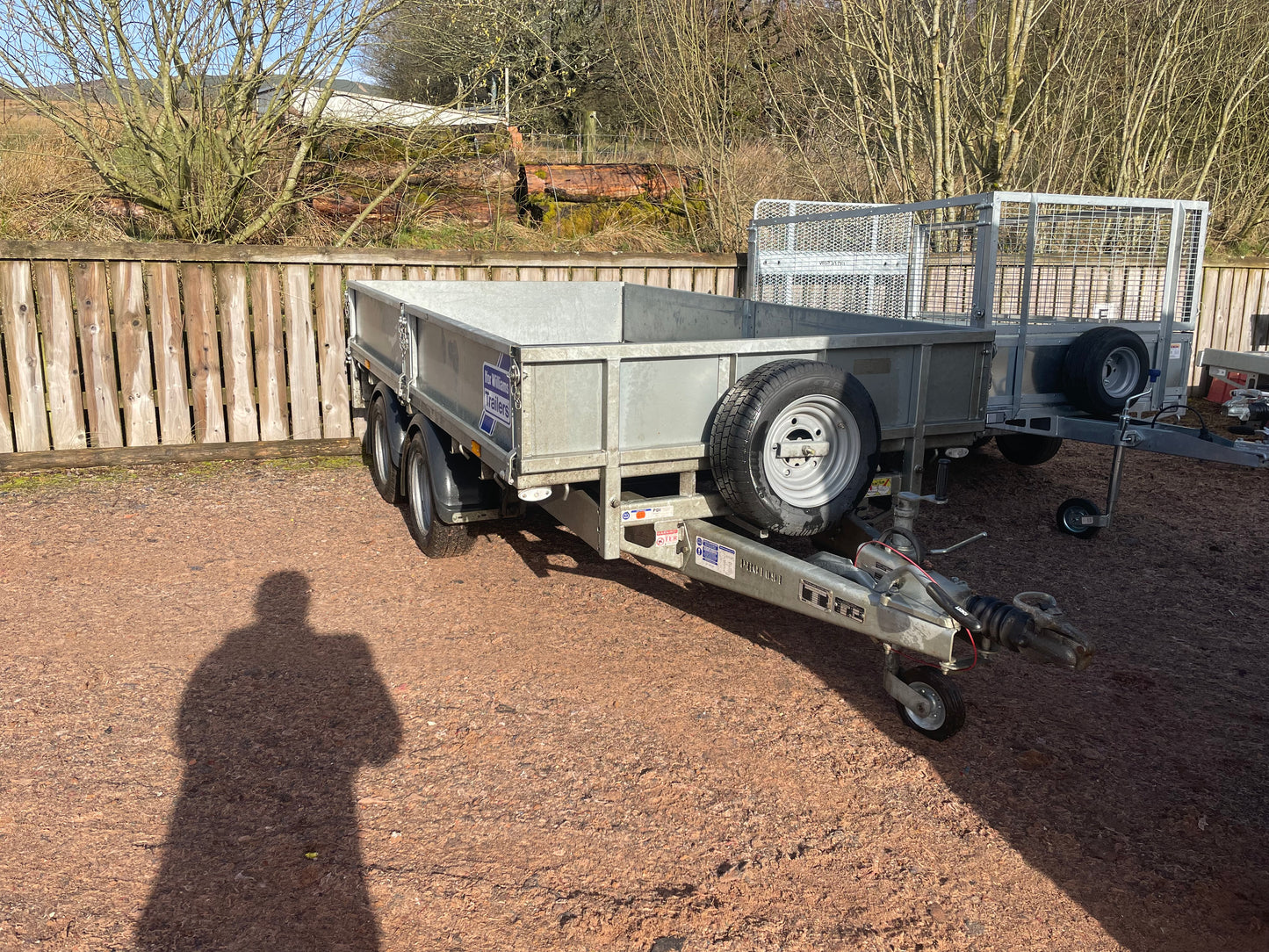 Ifor Williams LM105 flatbed/platform trailer - used 2024 model