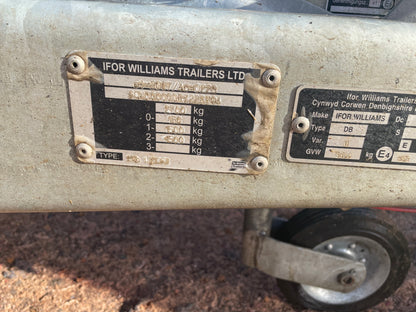 Ifor Williams LM105 flatbed/platform trailer - used 2024 model