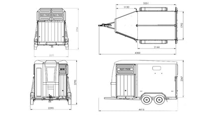 Equi-Trek Apollo Horse Trailer