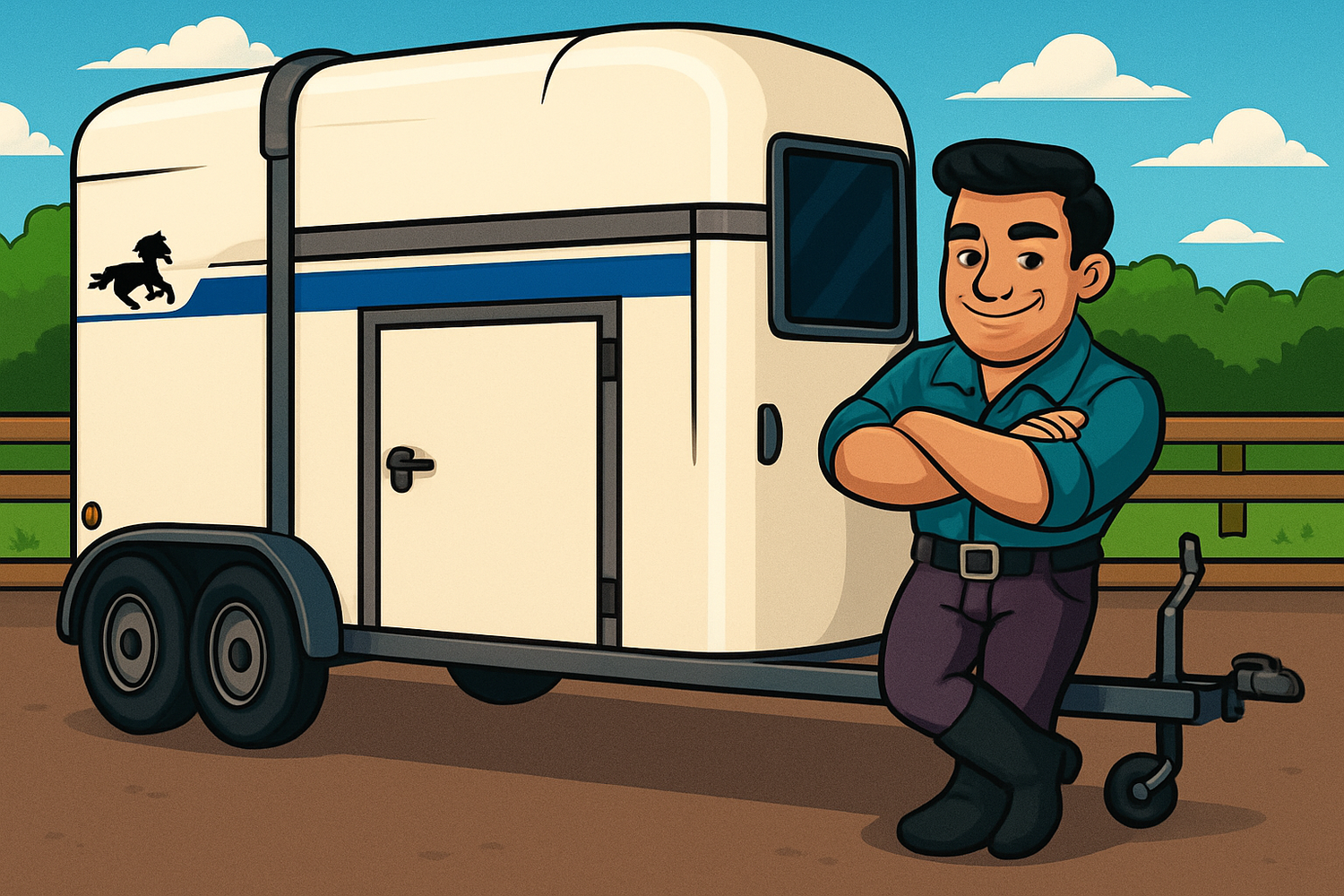 Enhanced trailer illustration